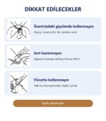 LUXVION Şarjlı Tüy Toplayıcı kullanırken dikkat edilecekler